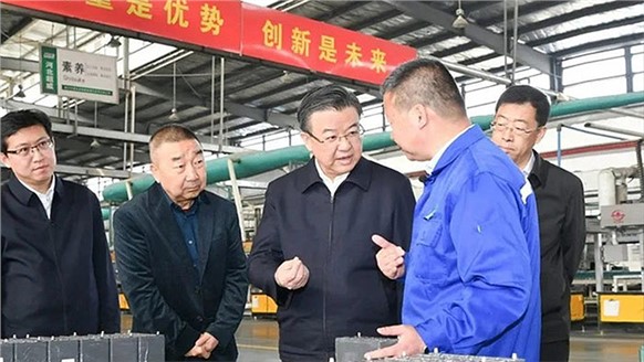 河北省委書記倪岳峰肯定超威高質(zhì)量發(fā)展成果